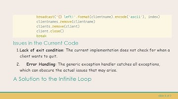 How to Fix Infinite Loop Error in Python Chatroom Application