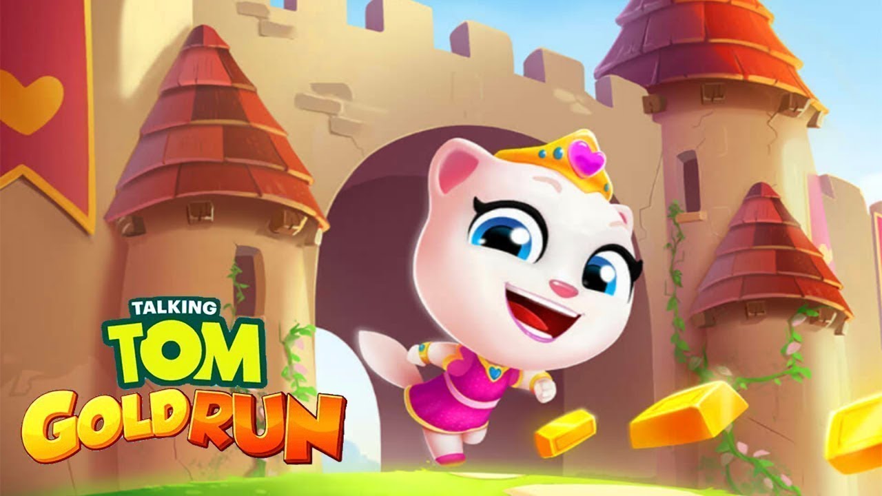 Mèo Angela Talking Tom Chạy Lụm Vàng - Culy Chơi Game Vui Nhộn - Youtube