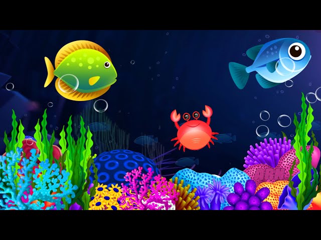 Lullabу and Calming Undersea Animation. Lullaby Aquarium . Soothing fishes. Baby Sleep Music. class=