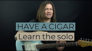 Pink Floyd Have A Cigar Guitar Lesson - Learn The Solo In Under 30 Minutes With Bobby Harrison