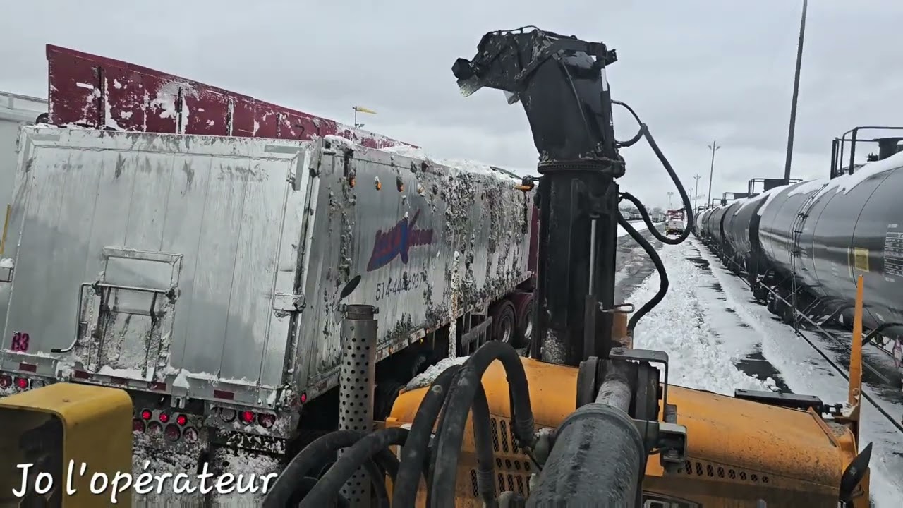 Déneigement du 1er mars 2025. Snow removal. Dernier vidéo.