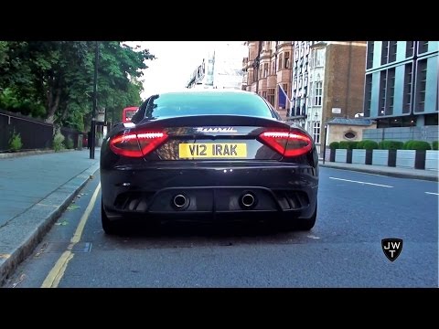 LOUD Maserati GranTurismo (Mc Stradale) INVASION In London! REVS & More Sounds!