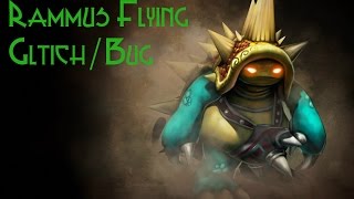 League Of Legends Rammus flying Glitch or Bug