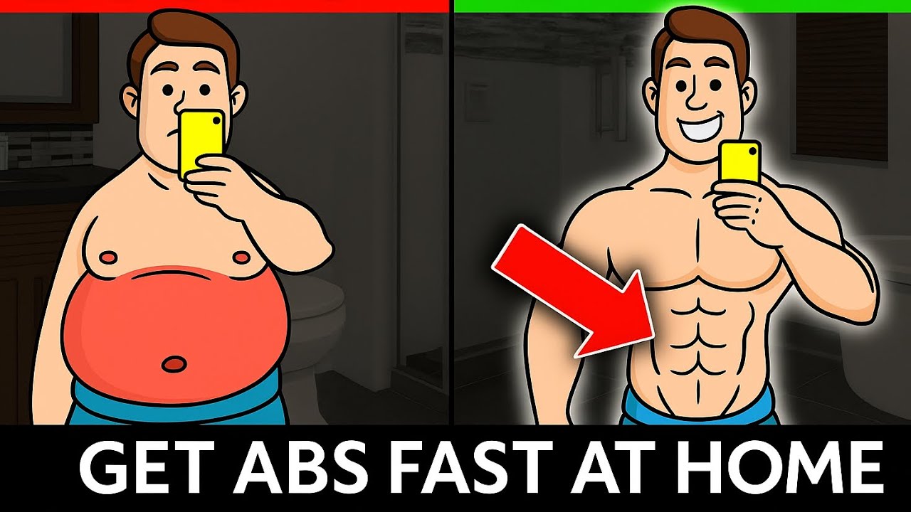 6 Pack Abs Workout for Beginners | Get Abs Fast at Home (No Equipment Needed)  