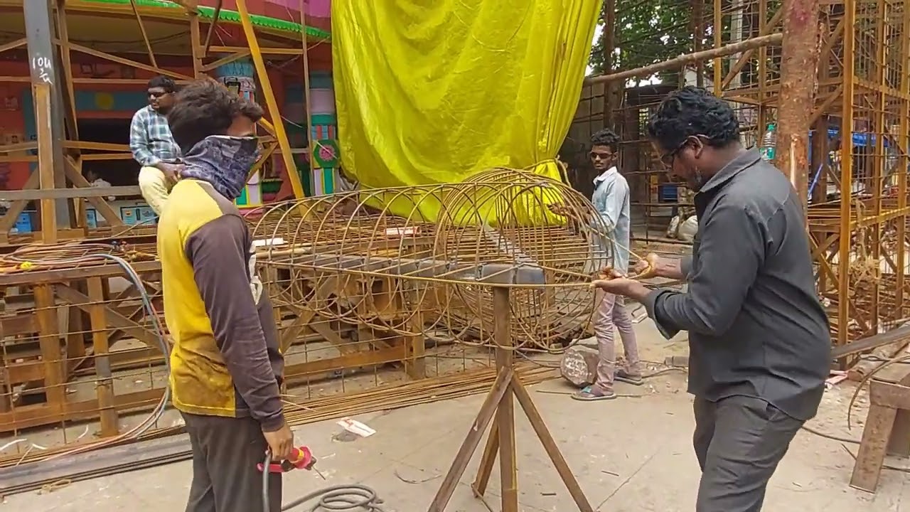 KHAIRATABAD GANESH 2O25 PREPARATION OF ALL THINGS IN KHAIRATABAD GANESH #ganesh #lateshupdate #viral