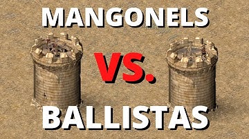 Mangonels or Ballistas, WHICH ONE IS BETTER? - Stronghold Crusader