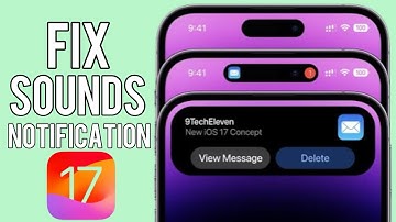 Fix Notification Sounds issue After After iOS 17 Update ( iPhone Notification Sound issue in iOS 17