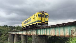 いすみ鉄道　城見ヶ丘⇒大多喜を行くいすみ350型