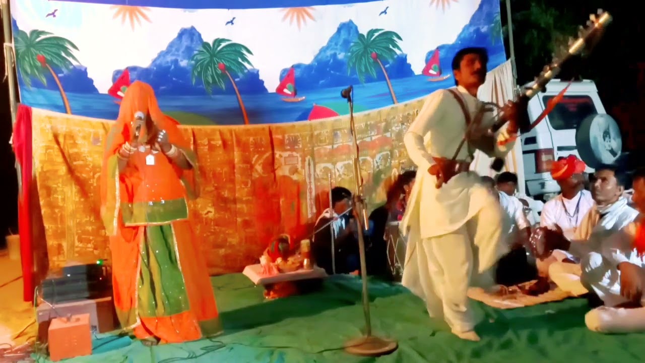 पाबूजी महाराज का पैरोग्राम गायक जगदीश जी भोपा और संतरा देवी जय श्री पाबूजी महाराज