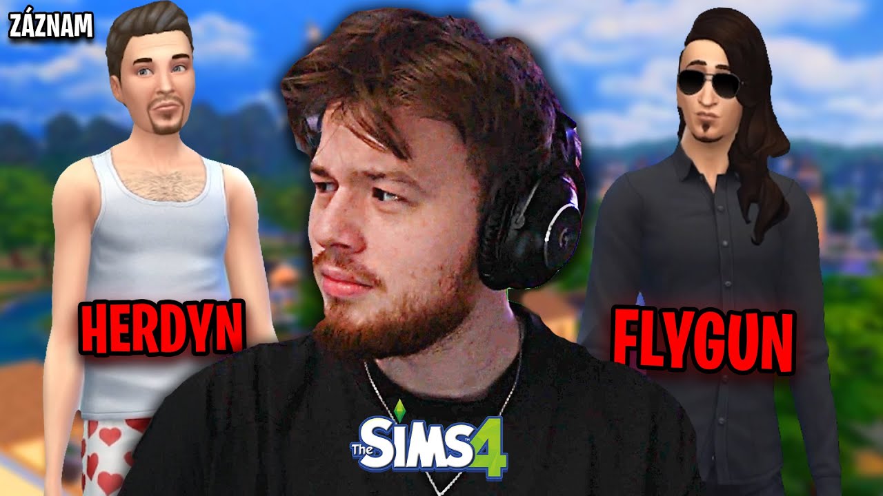Celý záznam tvoření Herdyna a Flyguna v The Sims