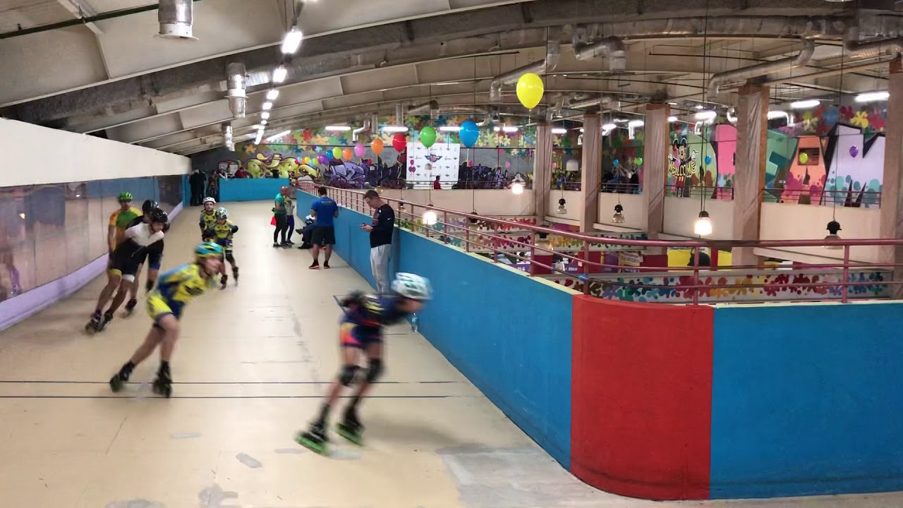 I stage of "SAM Roller Club" Winter Cup. Training before dobbin sprint.