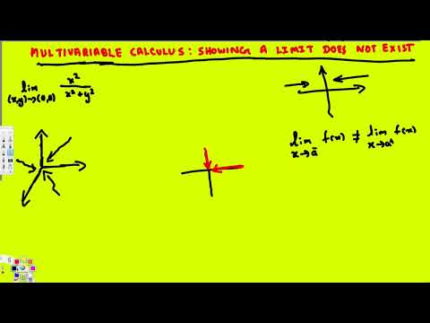 Multivariable Calculus  Showing a Limit Does NOT Exist - Vector Calculus
