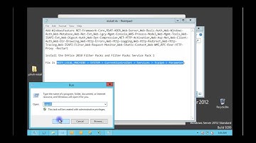 Installing Exchange Server 2010 SP3 Windows Server 2012 Video