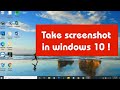 how to take screenshot in windows 10
