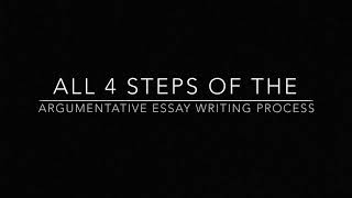 How to Write an Argumentative Essay