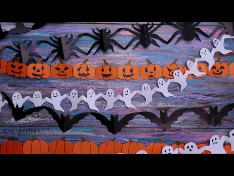 Video: How To Cut Paper Garlands