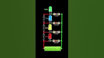 Battery Level Indicator Circuits #ideas #reels #automobile #technology #electronic
