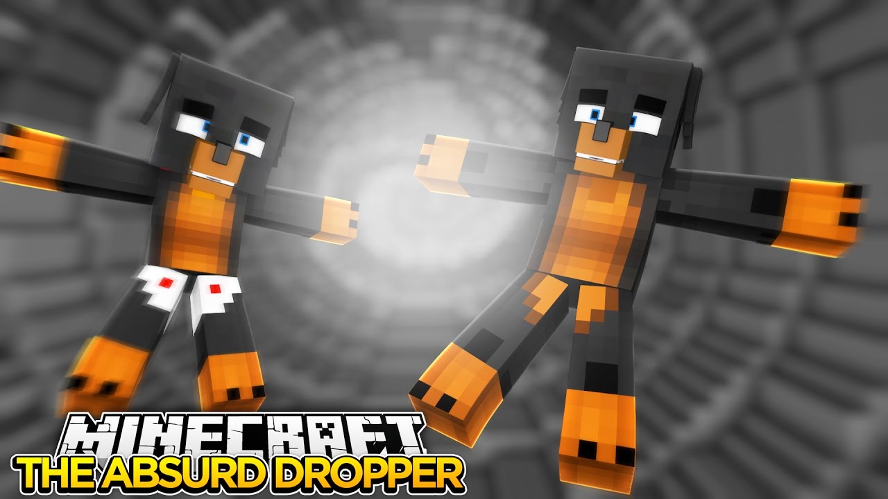 THE ABSURD DROPPER - Minecraft Custom Map - Little Baby Max