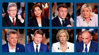 France : confrontation indirecte entre 8 des 12 candidats à la présidentielle