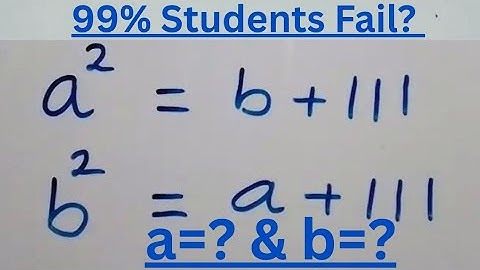 Germany | Can you solve this?| Math Olympiad 