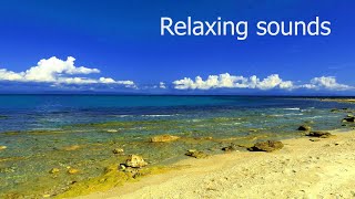 sounds of the waves crashing on the beach  Sleep music, water sounds for relaxation, meditation