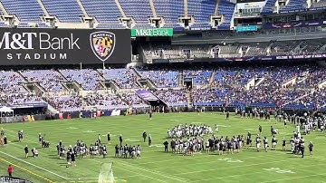 8/3/2025  Ravens Camp. Tyler Loop kicks a 60’yard FG (with a holder) to end practice. 