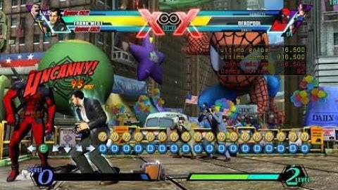 UMvC3 Ironfist into Frank lvl 5 sideswitch DHC combo concept ft Haggar