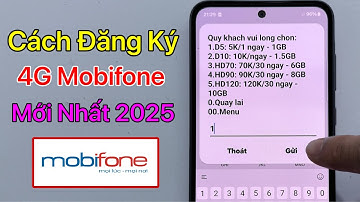 Cách đăng ký 4G Mobifone 1 Ngày hoặc 1 Tháng - mới nhất 2025