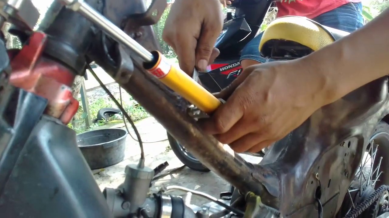 Cara Pasang Stabilizer Stang Stir Motor Bebek YouTube