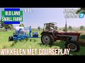Wikkelen met courseplay  old land small farm 11  farming simulator 22 fs22 farmingsimulator22