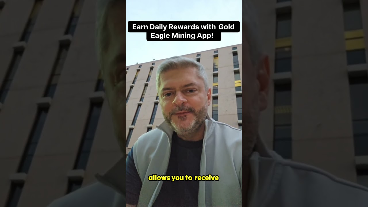 Earn Daily Rewards with Gold Eagle Mining App! 🚀💰