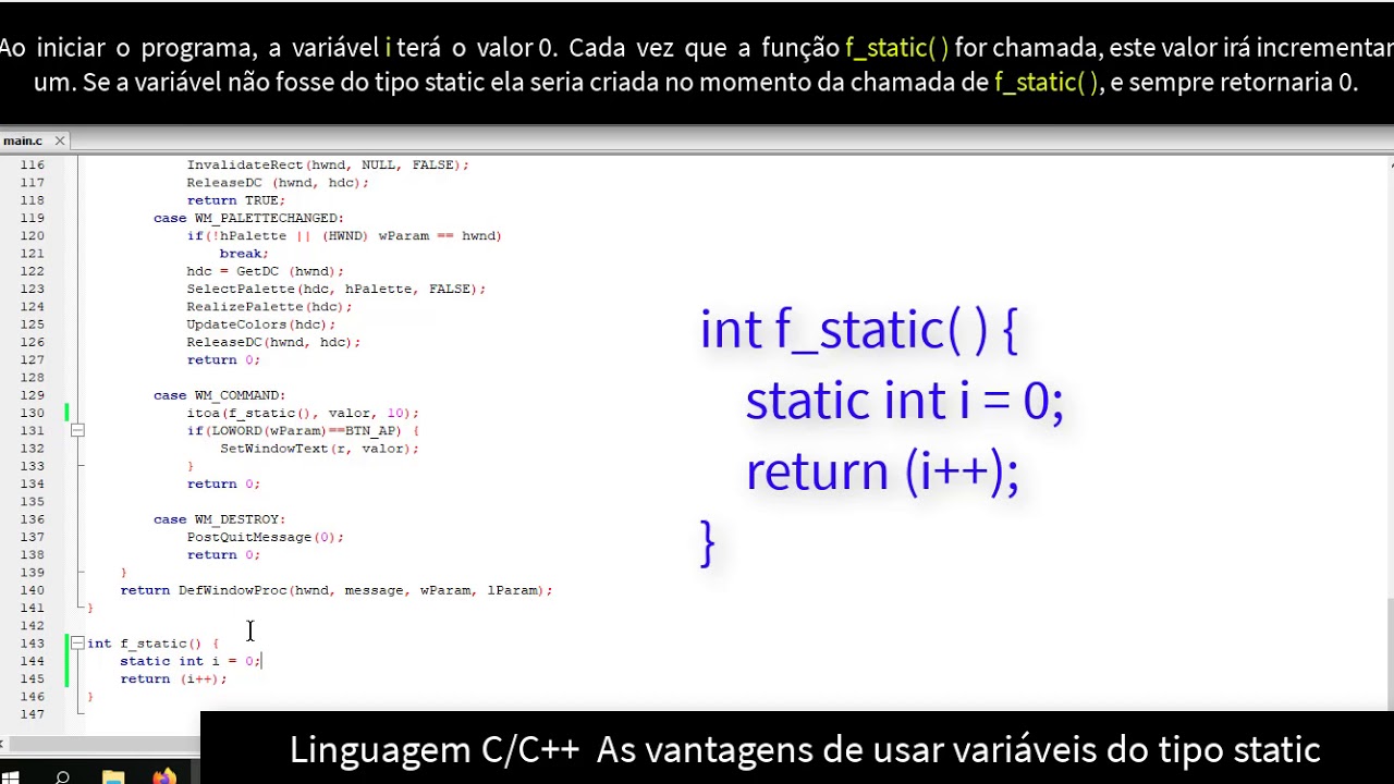 Linguagem C/C++ Contador - YouTube