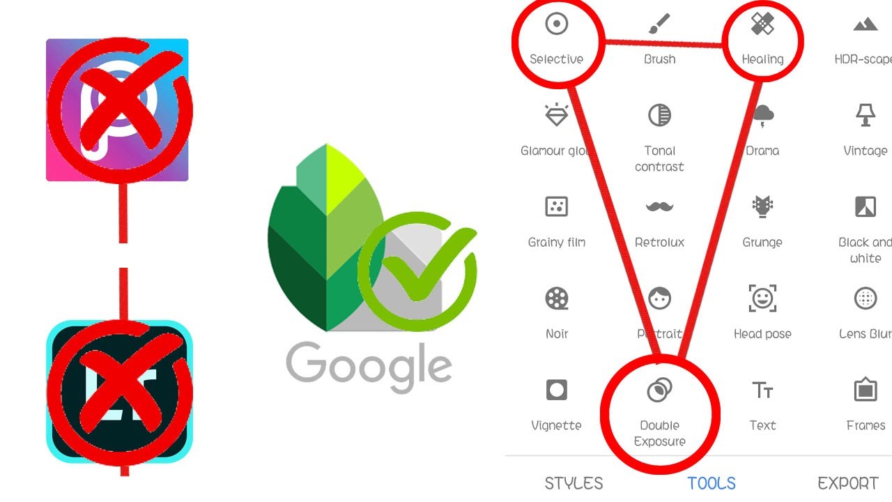 Snapseed is Best Editing App VS Picsart and Adobe Lightroom Comparison