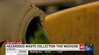 Safety Alert Hazardous Waste Collection in Athens