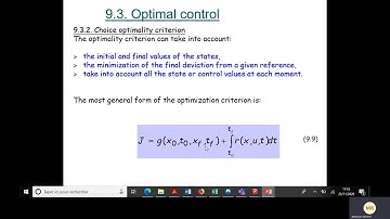 Optimal Control