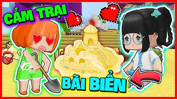 MINI WORLD: KAMUI THỬ THÁCH CẮM TRẠI TRÊN BÃI BIỂN SIÊU TO CÙNG MÈO SIMMY | HERO TEAM CẮM TRẠI