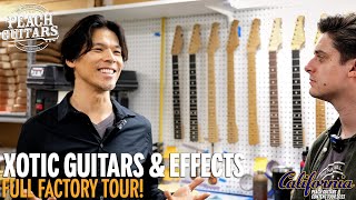 Peach Guitars Visit Xotic Guitars Full Factory Tour