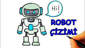 Robot Çizimi 🤖 Robot Resmi Nasıl Çizilir? ✍ Kolay Robot Çizimi