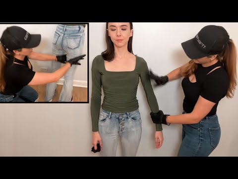ASMR [Real Person] Full Body TSA Pat Down & Suitcase Check | RELAXING Soft Spoken Roleplay