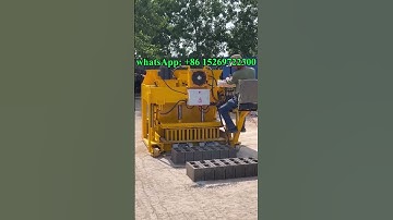 automatic hydraulic walking movable concrete hollow block making machine for 6 inch blocks #blocks