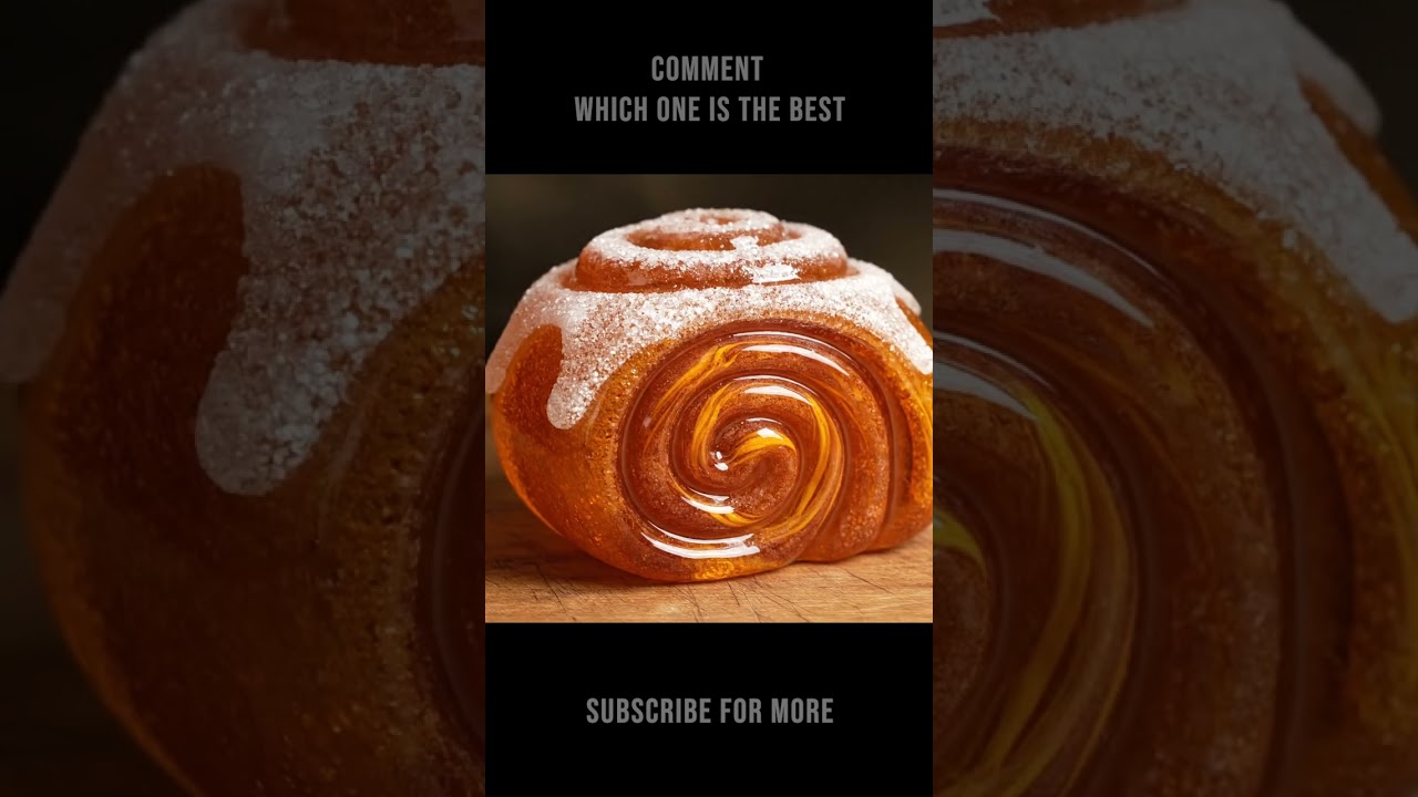 Glass Cinnamon Roll & Éclair ASMR 🍩✨ | Sweet Crystal Cuts