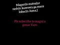 RASHIN KAWOWA GA MACE LOKACIN JIMA I GA MAGANI Pls Subscribe To Magni A Gonar Yaro 