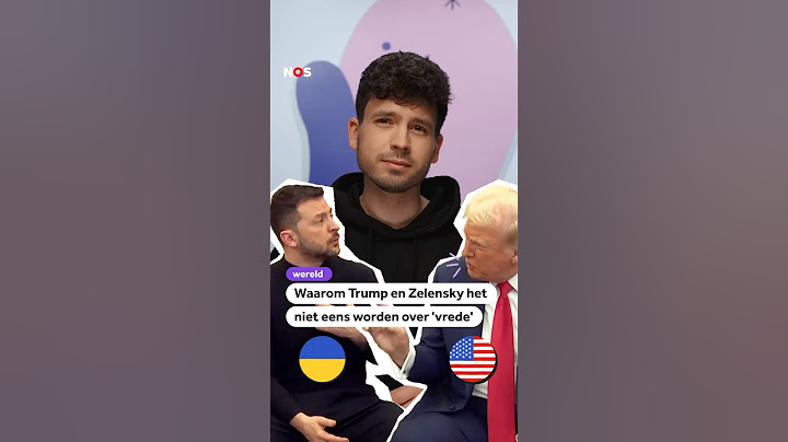 Waarom Trump en Zelensky het niet eens worden over ‘vrede’