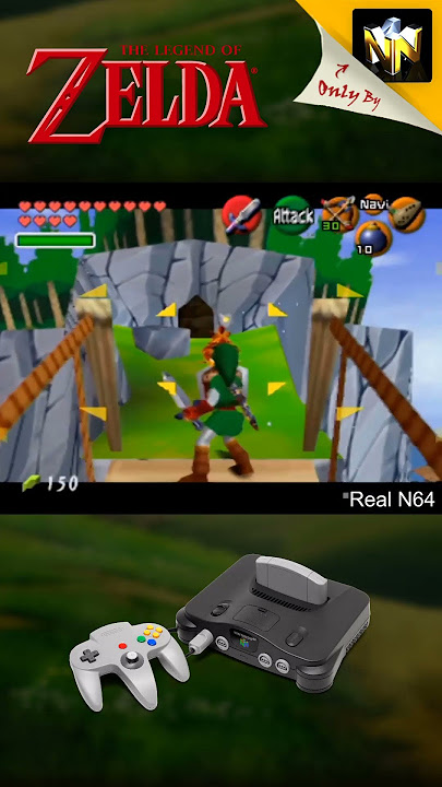 Zelda Wind Waker in Ocarina of Time Real N64 Outset Island 