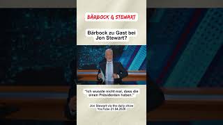 Bärbock zu Gast bei Jon Stewart #politik #baerbock #jonstewart