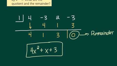 5.4 Dividing Polynomials