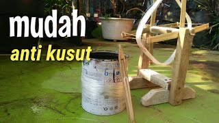 ALAT SEDERHANA UNTUK MEMBUKA/MENGURAI GULUNGAN SENAR JALA LEBIH MUDAH DAN CEPAT