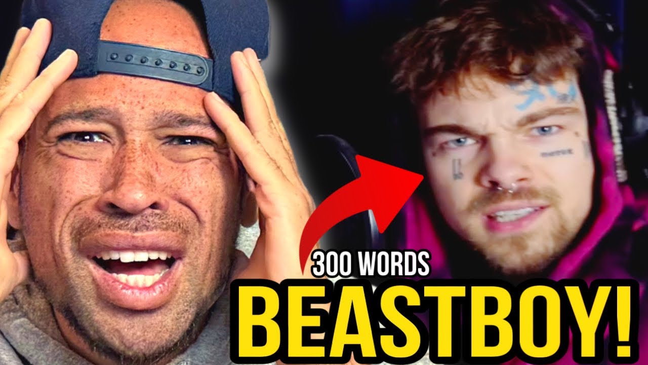 American Rapper REACTS to BEASTBOY - 300 Words In A Minute! 