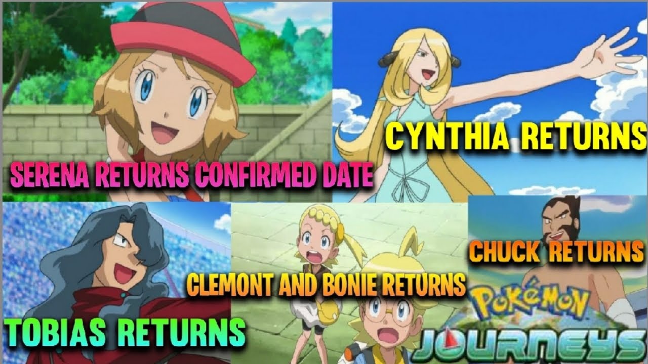 Pokemon journeys update ||🔥Serena Returns || Synthia and Tobias returns