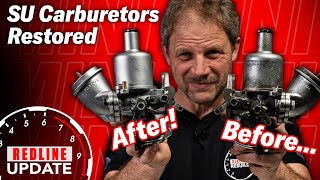 Our Classic Mini engine gets its SU carburetors restored